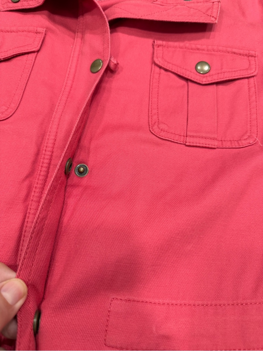 Talbots Women's Raspberry Pink Utility Jacket - Picture 12 of 15